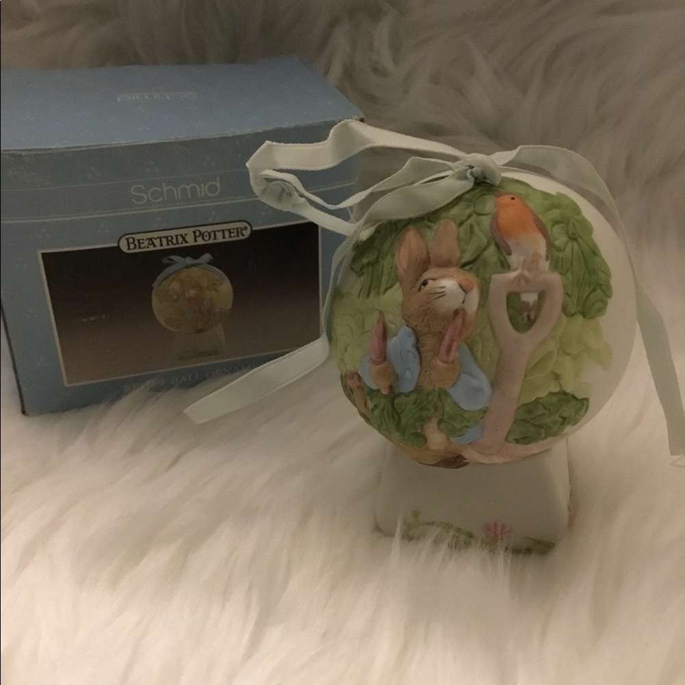 Schmid Beatrix Potter Peter Rabbit Egg & Pedestal